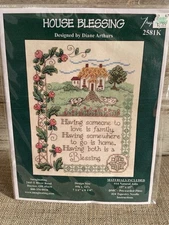 Imaginating - Cross Stitch Kit - House Blessings - Kit # 2581K - New -