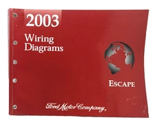 2003 Ford Escape Wiring Diagrams Electrical Manual Factory Original