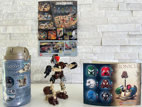 Bionicle Toa Mata Set of 6: 8531 - 8536 w/Canisters, Manuals & Posters.Complete.