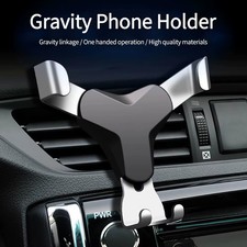 UK Universal Mobile Car Phone Holder Air Vent Gravity Design Mount Cradle Stand