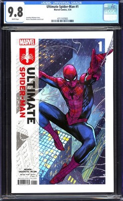 Ultimate Spider-man #1 CGC 9.8 NM/MT Cover A! 1st Print! Hickman Marvel 2024