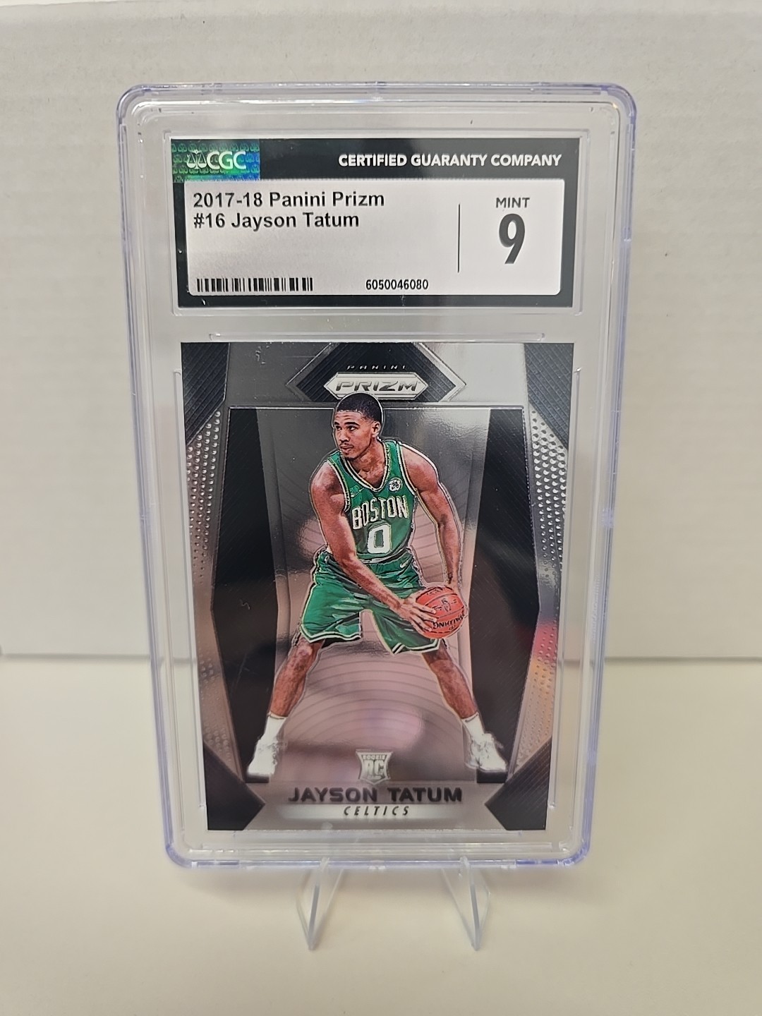 2017-18 Panini Prizm Jayson Tatum RC Rookie #16 Celtics CGC 9 Mint 🔥 