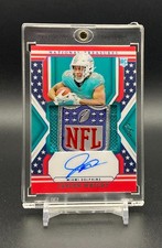 JAYLEN WRIGHT 2024 National Treasures STARS & STRIPES ROOKIE NFL SHIELD AUTO 1/1
