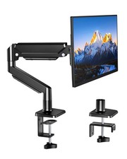Single Monitor Stand 13 to 32 Inch Gas Spring Arm Swivel Rotation Mount Black