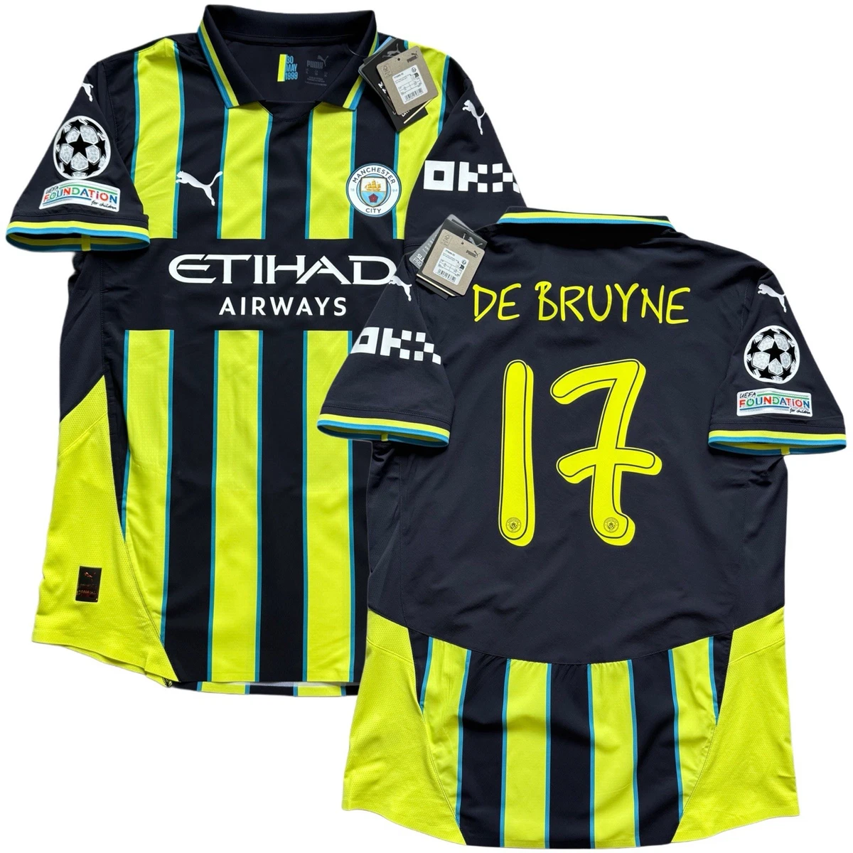 Manchester City Size XL International Club Soccer Fan Jerseys for