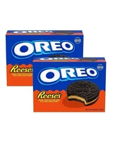 OREO REESE'S Peanut Butter Creme Chocolate Sandwich Cookies X 2 Boxes Ship Today