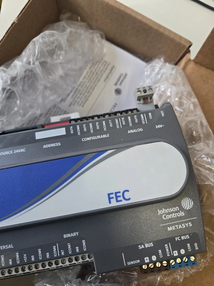 JOHNSON CONTROLS MS-FEC2611-0 FIELD EQUIPMENT CONTROLLER, 17 POINT - Image 3 of 4