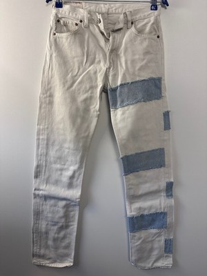 Custom Patchwork Levi's 501 Vintage 2001   Unikat   W30 L34 (fällt aus wie W28)