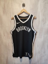 AUTHENTIC Brooklyn Nets 2017 2020 icon jersey shirt Size 48 L NBA kit VAPORKNIT
