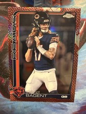 2025 Topps Chrome Tyson Bagent Pigskin Refractor SSP Chicago Bears