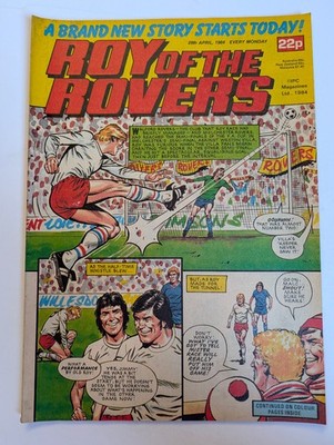 Roy of the Rovers Comic 28th April 1984, IPC Magazines Ltd.