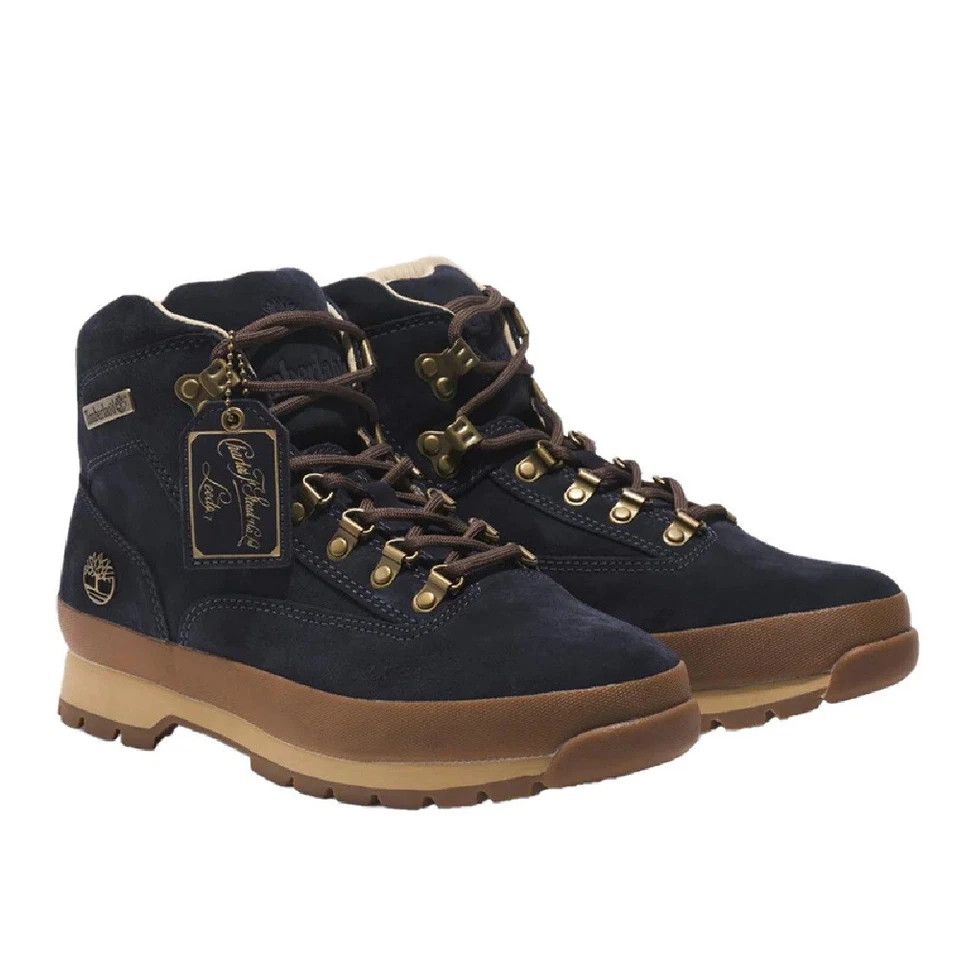 Men's Timberland Euro Hiker Mid Dark Blue Suede (TB0A6839 EP3) - Image 3 of 4
