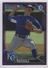 2016 Bowman Chrome Prospects Purple Refractor 94/250 Ashe Russell #BCP75 1s8