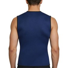 3mm Neoprene Thermal Vest Unisex Sleeveless Zipper Wetsuit Top For Swimmin SRPN