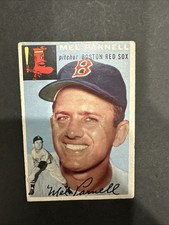 1954 Topps Set Break Mel Parnell #40 Boston Red Sox Vintage Baseball Card 🔥 N1