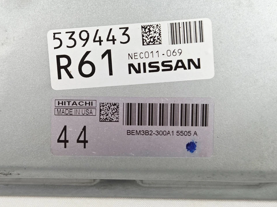 Nissan Xterra 2015 4,0 L ecu motor ordenador ecm pcm nec011-069 bem3b2-300a1 Foto 2 de 4