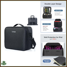 Large Travel Electronics Organizer 13x10.6 inches, Waterproof Tech Bag