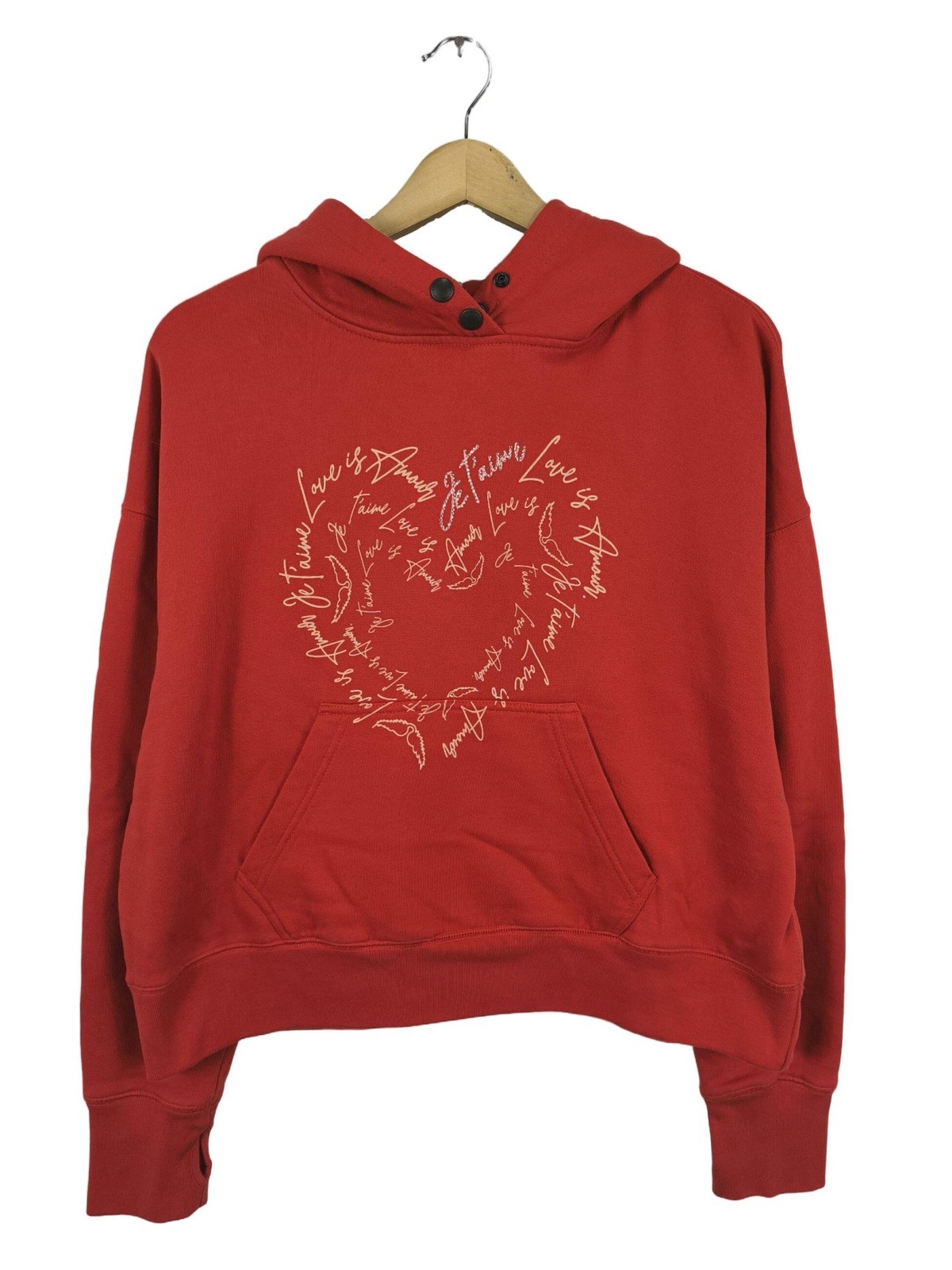 ZADIG & VOLTAIRE Sudadera con capucha Mujeres Sudadera Talla EU 36 rojo