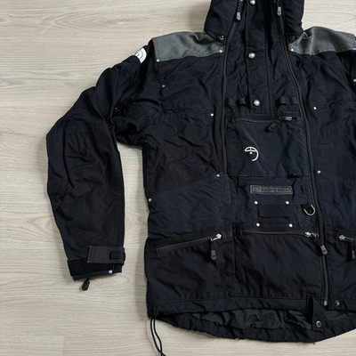 The North Face Steep Tech Jacket Mens Large Black Ski Hooded Scot