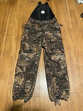Ravage Fleece Camo Bib Overalls Pants Mens Size Medium Hunting Insulated