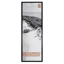 MCS Foundation 13.5x40 Traditional Black Poster Frame - Vertical  Horizontal Wa