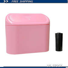 Portable Mini Car Trash Can Lid Includes 15 Trash Bags Waterproof Leakproof Sm Portable Mini Car Trash Can Lid Includes 15 Trash Bags Waterproof Leakproof Sm