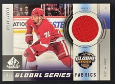2024-25 SP Game Used Hockey Global Series Fabrics Jersey Dylan Larkin 