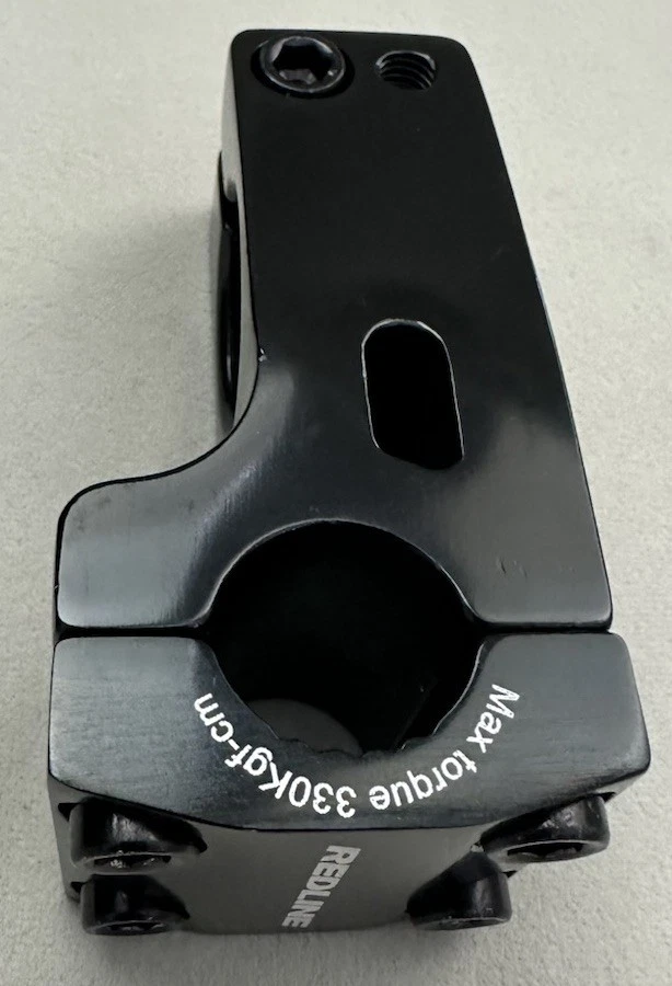 NEW Redline BMX Stem 1 1/8 in Threadless 4 Bolt Alloy Front load NOS 50 mn - Image 2 of 4