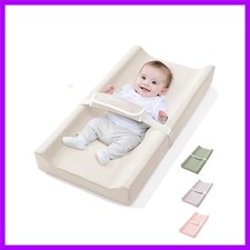 Baby Changing Pad with Wipeable  Waterproof PU Cover