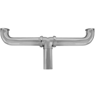 1-1/2 In. X 16 In. Chrome Plated Brass Direct Connection Center Outlet Waste 22