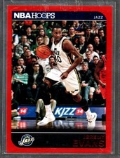 2014-15 Panini NBA Hoops Red /299 Jeremy Evans #100 Utah Jazz