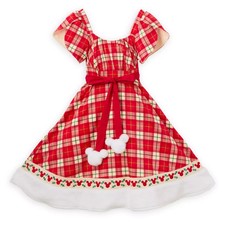 Mickey Mouse Icon Holiday Plaid Dress for Women - Size Medium