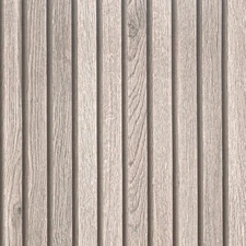 15.7''x118'' Grey Wood Slats Wallpaper Peel and Stick Removable Wooden Slat V...