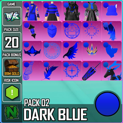 World Zero WZ - 20 PACK - DARK BLUE - PACK 02