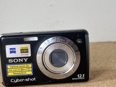 Sony Cybershot Camera DSC-W210 Steadyshot 12.1 MP Zeiss 4x Optic