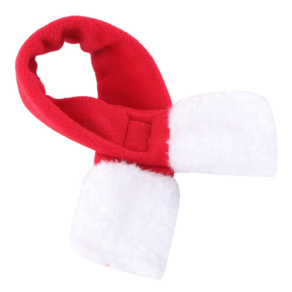 Sciarpa Natalizia Animali Domestici Peluche Silenziatore Gatto Cane Costume Accessori Invernali