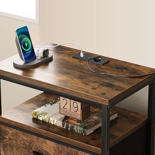 4in1 Recessed Power Strip with 2 USB Ports, 240V, Flush Mount for Desk&Furniture - Picture 3 of 11