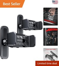 360-Degree Adjustable Gym Phone Holder, 2 Pack - Scratch Resistant and Magnetic