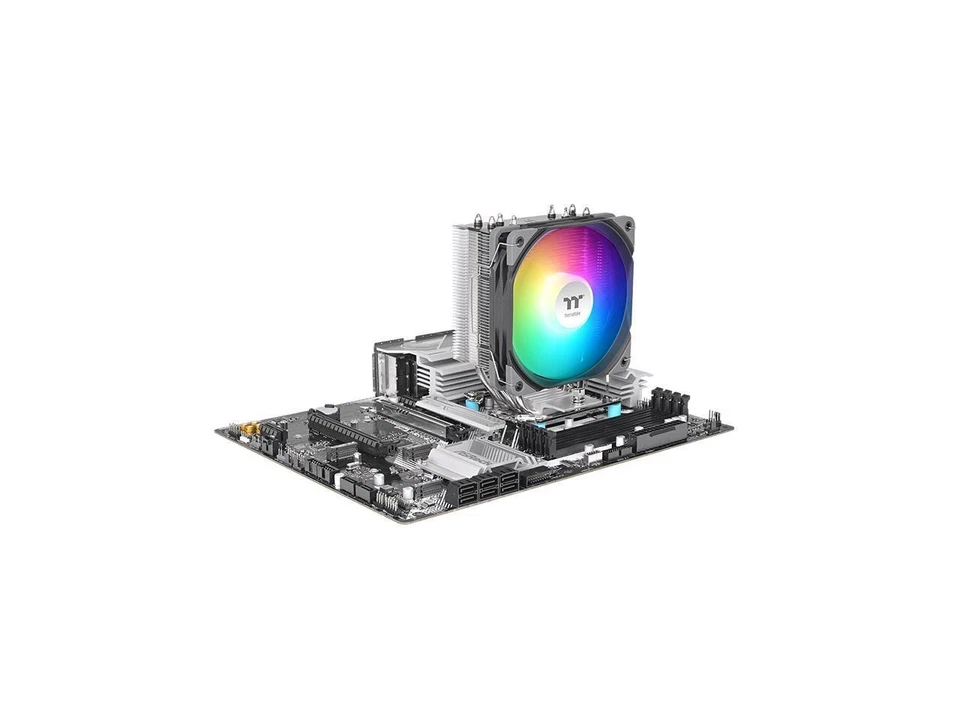 Thermaltake UX400 ARGB CPU Cooler; 4xØ6mm Copper Heatpipes; 120mm PWM Fan; - Image 4 of 4