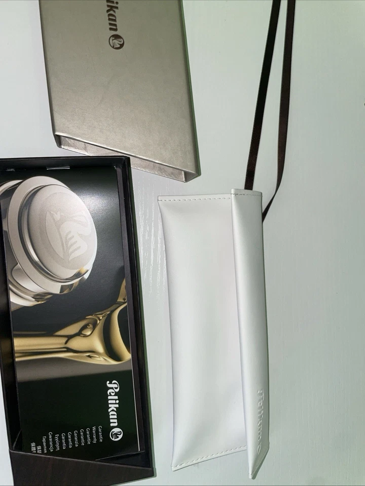 Pluma Estilográfica Pelikan Classic M200 Verde Mármol - M Nuevo en Caja PLUMA NEGRA Foto 2 de 4