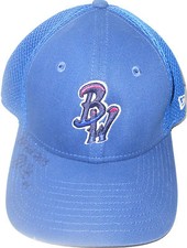 Robert Stephenson Cincinnati Reds SIGNED 2013 Game Used Hat Blue