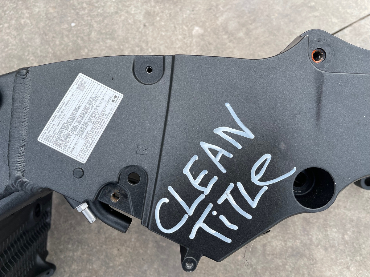 2012 Kawasaki Ninja Zx14r Frame Chassis EZ REG 386-263-8830 2012 Kawasaki Ninja Zx14r Frame Chassis EZ REG 386-263-8830