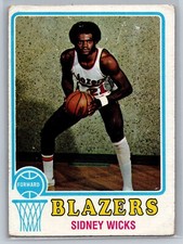 1973 Topps #160 Sidney Wicks Portland Trail Blazers Card