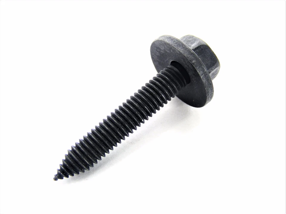 Dodge Truck Body Bolts- M6-1.0 x 35mm Long- 10mm Hex- 17mm Washer- 20 bolts #162 - Image 3 of 4