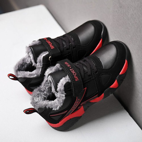 Winterschuhe Jungen Warm Gefüttert Schneestiefel Kinderschuhe Rutschfest NEU *-* - Bild 22 von 27