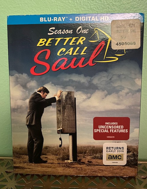 Better Call Saul Season 1 Blu Ray and Slip Cover | eBay