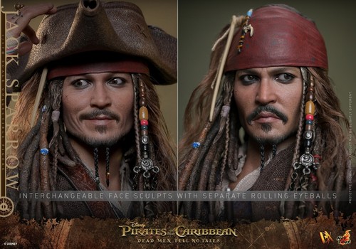 Hot Toys DX37 1/6 Pirates of the Caribbean Jack Sparrow Action Figure Model Toy - Picture 16 of 17