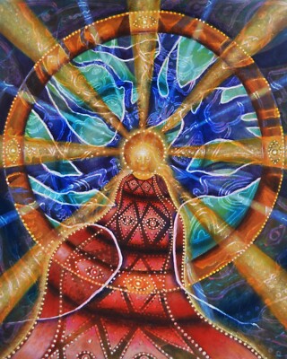 Canvas Reproduction From My Original Painting ''Inner Knowing''