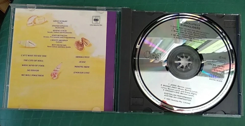 CD Eurogliders - Absolutely! 1985 CBS Holland - Bild 2 von 3