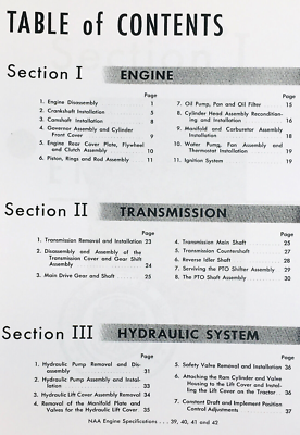 Ford Naa 1939-1953 Tractor Service Parts Operators Manual Shop Repair Set - Australia